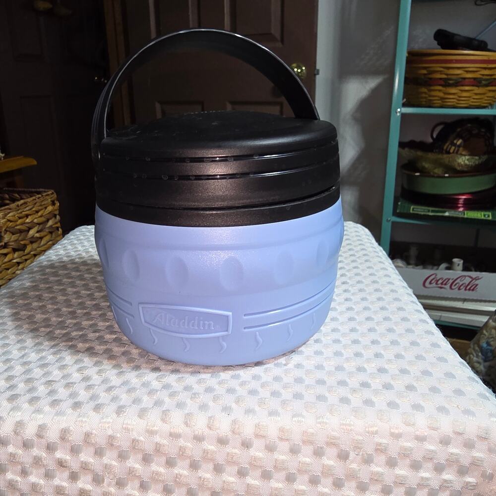 ALADDIN BLUE INSULATED FOOD LUNCH THERMO CONTAINER